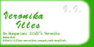 veronika illes business card